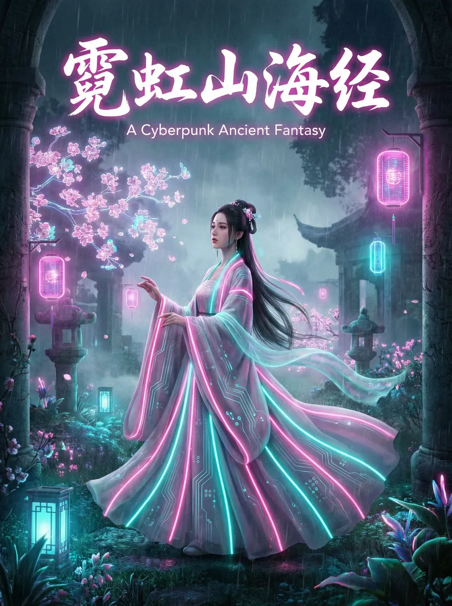 兽兽门 古风奇缘短剧 - 霓虹山海经海报